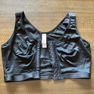 Curveez compression bra for after surgery. Size Large black.